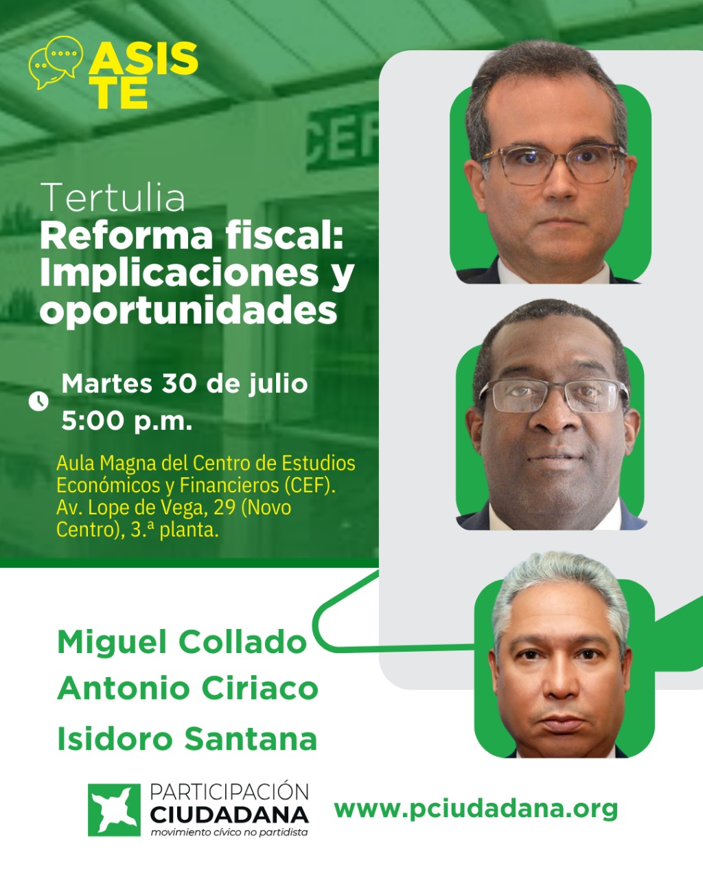 Tertulia sobre la Reforma Fiscal